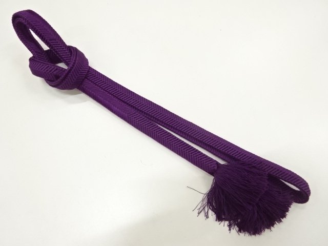 JAPANESE KIMONO / HAND-TIED OBIJIME CORD